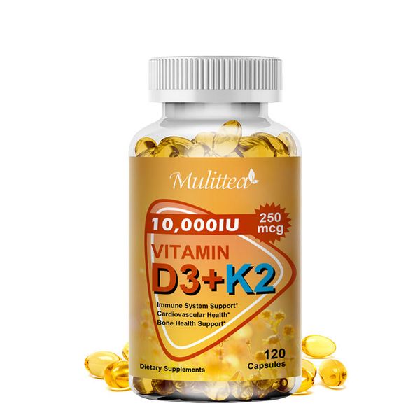 Factory Custom OEM/ODM 120 Vitamin D3 Natural Ingredients Immune Support Calcium Citrate Capsules