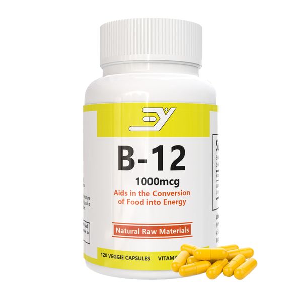 Natural Raw Material Vitamin Supplements B12 Methylcobalamin 99% B12 Vitamin Powder Vitamin B12 Capsules with GMP