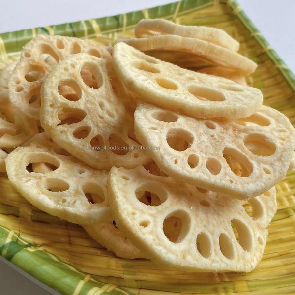 Wholesale VF Fresh Vegetable Chips Healthy Snack for Vegan Dried Lotus Root Chips